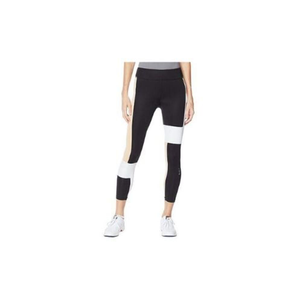 Fila Performance Basia 7/8 Colorblock Women's Legging Black Small New